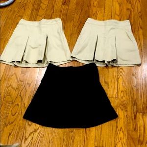 Cat & Jack Uniform Skirts Size 10 (lot of 3)